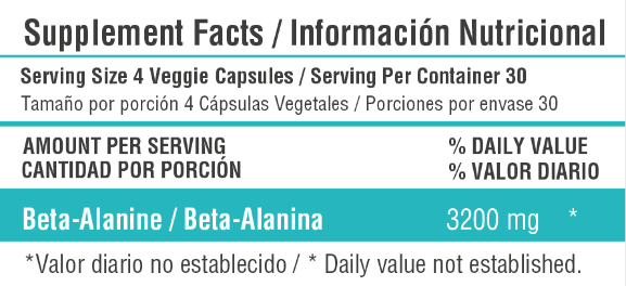 BETA ALANINA HEALTY SPORT CAPSULAS - Imagen 2