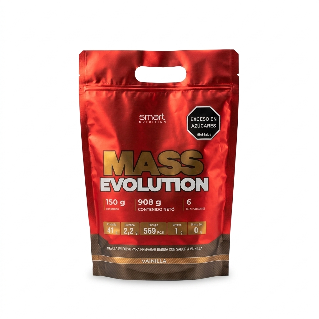 Mass Evolution 2 lb Smart Nutrition Oficial Sin Fondo