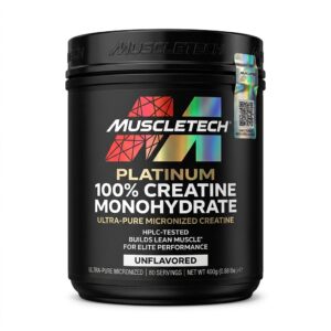 Creatina Platinum MuscleTech Original con Sello de Seguridad